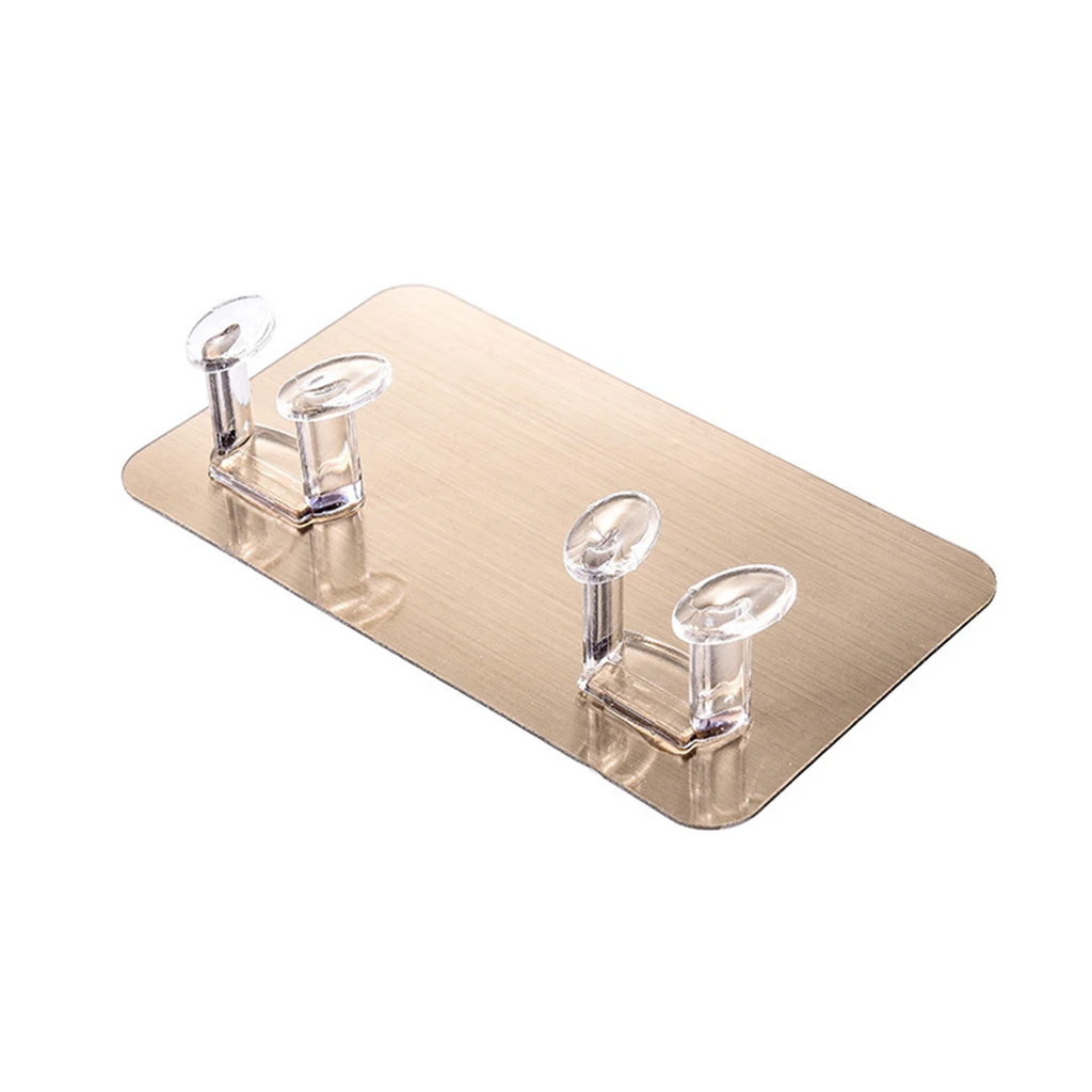 

2 Positions 4 Hooks Plug Socket Holder Wall Sticky Key Hook Home Office Electrical Wire Organizer Storage Rack Adhesive Hanger