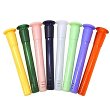 140 мм акриловый диффузор 14 мм Мужской Женский шарнир красочный акриловый пластик вниз стержень для стекла Banger водопроводные трубы