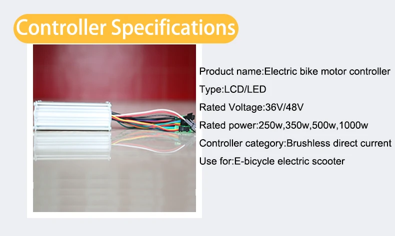 36V bldc контроллер электровелосипеда 250W 500W синусоидальный контроллер скутера 14/20Ah для контроллер электровелосипеда аксессуары для шоссейных велосипедов