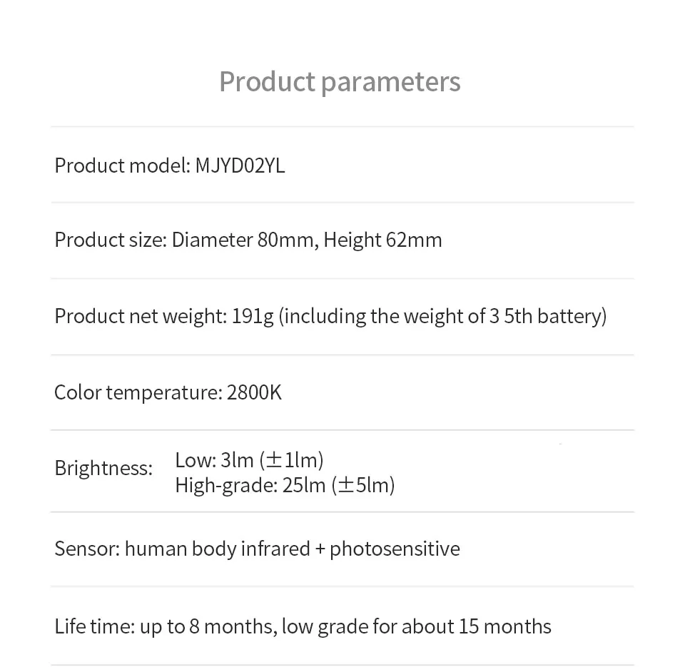 Xiaomi Mijia ночник 2 человека тела Индукционная прикроватная лампа мини энергосберегающая лампа подходит для коридора санитарная спальня