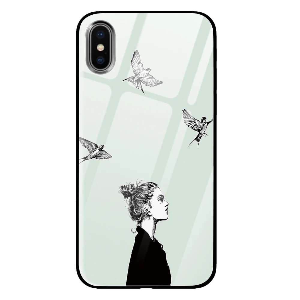 4 Hero постер с изображением черепа для iPhone 5 5S SE 6 6s 7 8 Plus X XS Max XR закаленное стекло чехлы для телефонов - Цвет: 4