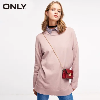 

ONLY Women Tie Sleeve Mid-long Knitted Sweaters | 118324517