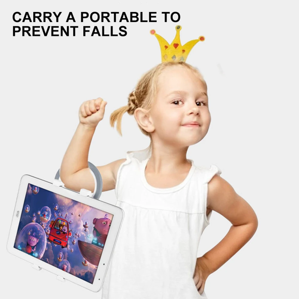7-10 inch Tablet Stand Holder Stretchable bracket for ipad Tablet phone 360 degree rotation desktop Holder Handle ring support