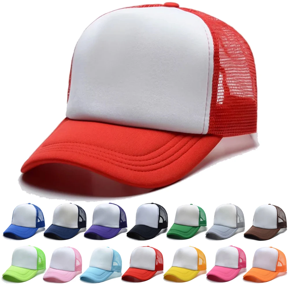 Custom Baseball Cap,Adjustable Outdoor Men's Mesh cap,Truck Driver Cap