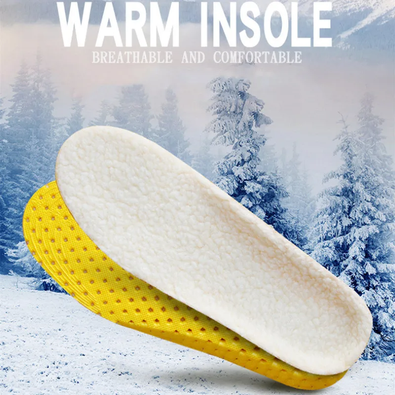 Winter Warm Sports For Shoes Men Women Soft Comfortable Breathable Insoles Shoe Padded Cushion Imitation Lamb Wool_voghion.com