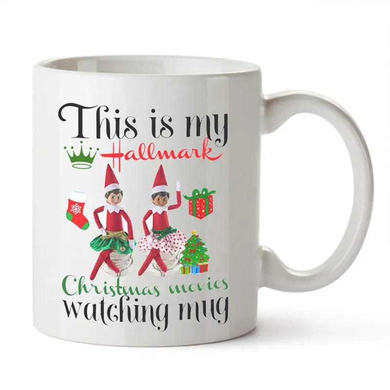 Рождественские кофейные кружки для просмотра фильмов на Рождество, подарки на день рождения, забавные кружки, чашки для чая, молока, подарок для девушки, любителей фильмов