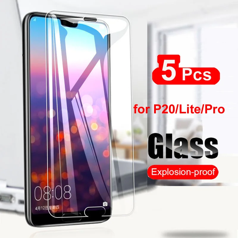 P20 Lite Screen Protector For Huawei P20 Pro 5Pcs Tempered Glass