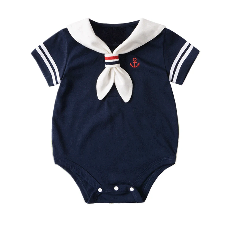 Летний детский комбинезон с коротким рукавом одежда для девочек хлопковые