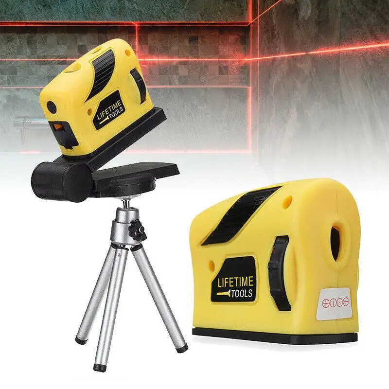 

4 IN 1 Automatic Infrared Laser Level with 2 (1V,1H) Cross Lines Slash Functional Adjustable Horizontal Vertical Laser Leveler