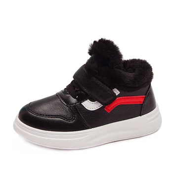 

Boys & Girls Snow Boots Sports Casual Fashion Kids Winter Sneakers Shoes Children Ankle Boots WIth Plush Size 26-37