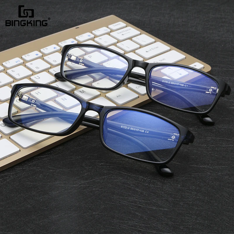 

BINGKING 2020 Full Rim Optical Eyeglasses Rectangular Glasses Frame Eyewear for Men and Women Spectacles Prescription Glasses