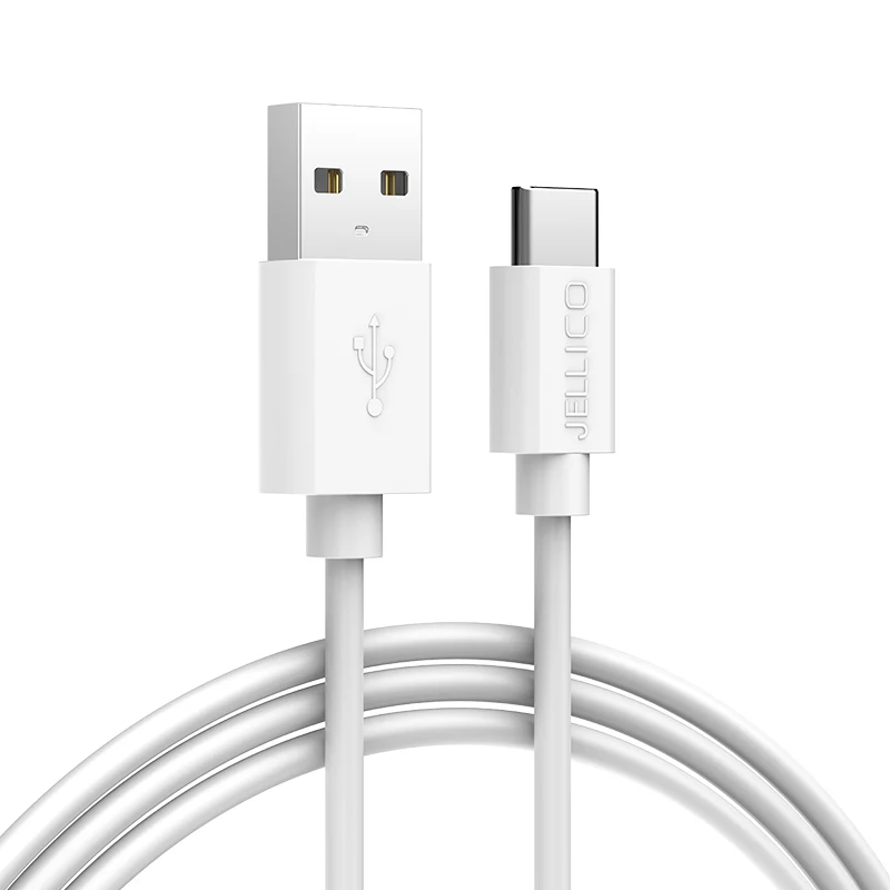 White Jellico usb type-C кабель для USB-C мобильного телефона type-c кабель для передачи данных Быстрая зарядка USB кабель для зарядного устройства для samsung Galaxy S9 S8 Plus - Цвет: White