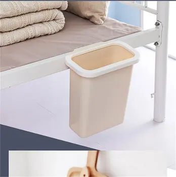 

Trash Storage Box Door Back Hanging Desktop Rubbish Plastic Container Kitchen Organizer Garbage Boxes Supplies