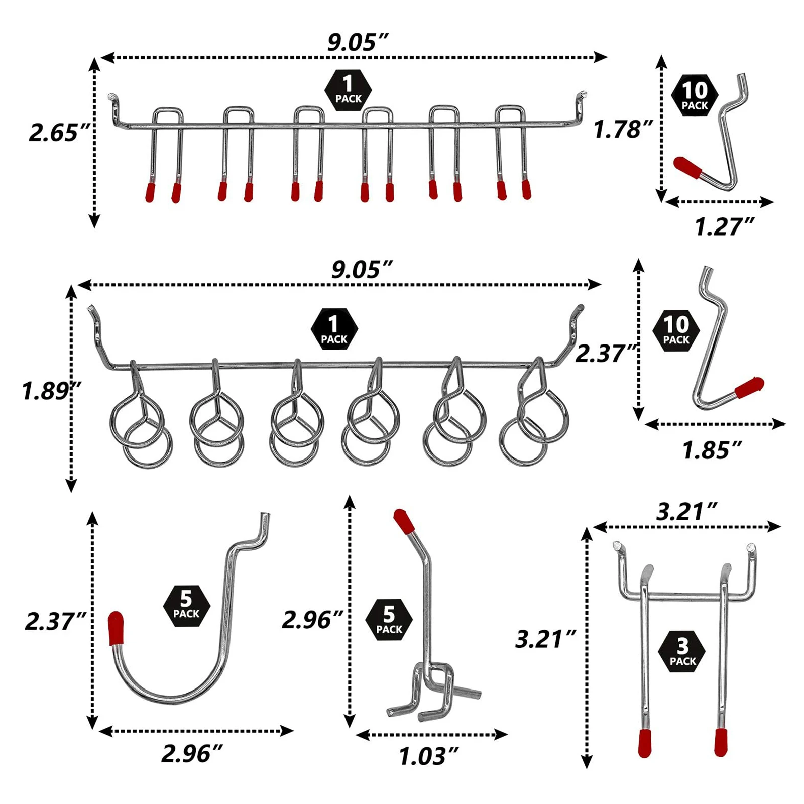 100 Stück perforierte Platte Befestigungs schnalle Garage Zubehör Metall  Regal Peg board Clips Metall Kleiderbügel Plug Lock Edelstahl Schlösser -  AliExpress