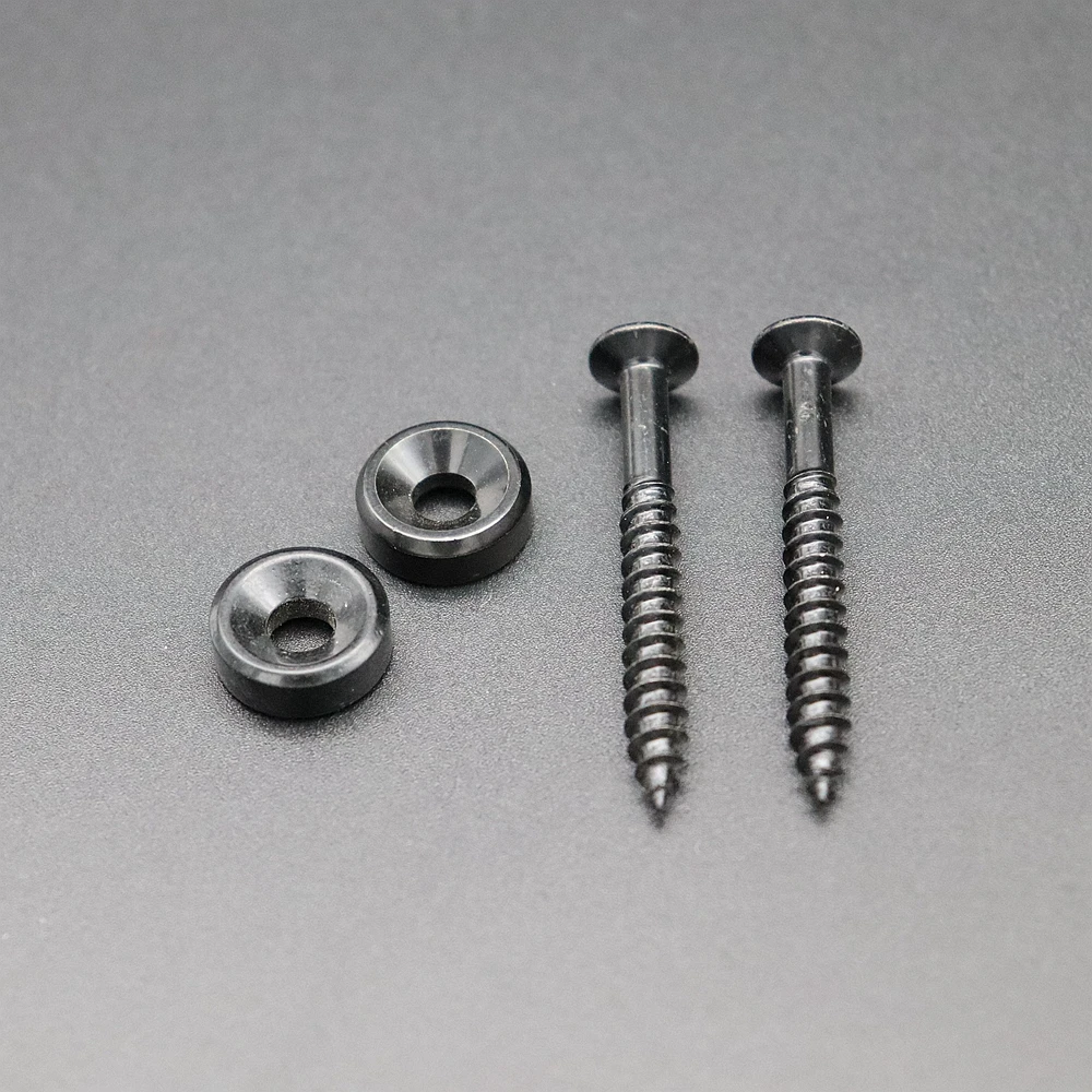 Guitar Neck Fixed Mounting Screw Ferrules Bushings and Bolts for Electric Guitar Bass 4pcs