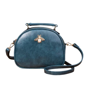 

New Mini Bags For Women Vintage Casual Crossbody Bag Ladies Luxury Handbags Women Leather Shoulder Messenger Bag Dark Green