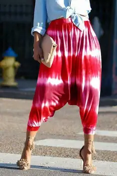 

Meihuida Women's Ladies Casual Summer Loose Trousers Штаны Female Baggy Boho Aladdin Print Casual Fashion Jumpsuit Pants