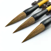 Кисть для письма, Китайская каллиграфия, несколько щеток для волос, ручка для подписи, рисования, ручная роспись, художественные канцелярские принадлежности для студентов