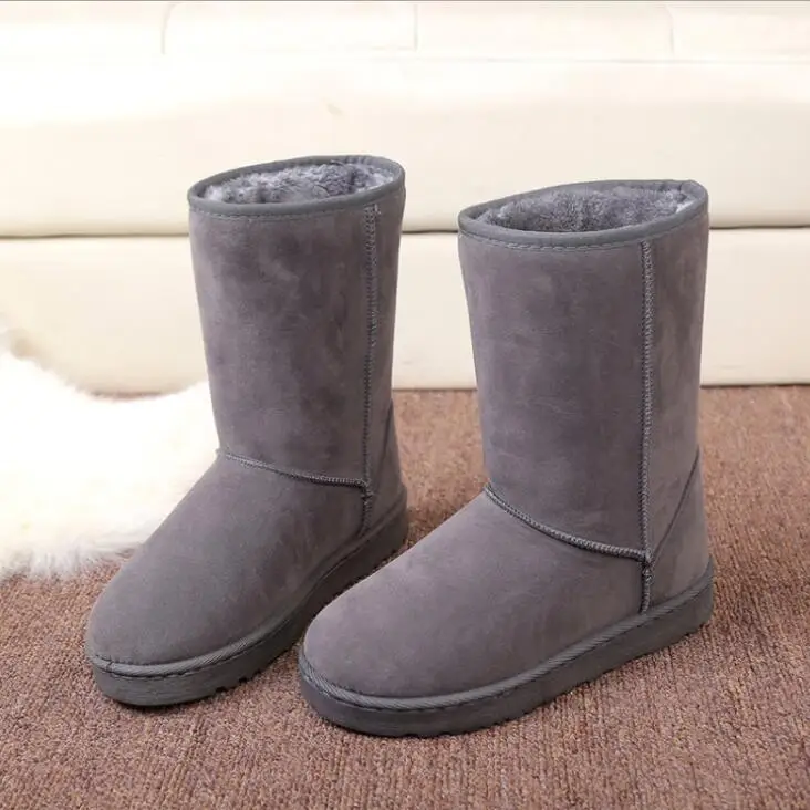 HOT winter new high-tube fashion all-match warm thick snow boots with bow knot snow boots women flat-heel