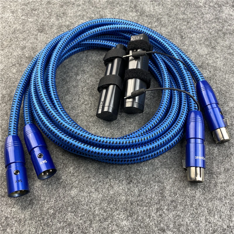 Audiophile SKY XLR Balanced Cable Solid PSS Silver HiFi Audio Line AliExpress