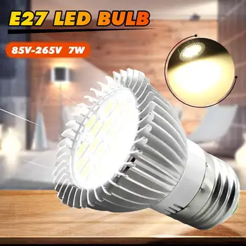 

E27 7W LED Bulb 640LM Warm White 16 SMD 5630 Energy Saving Spot Bulb AC85V-265V