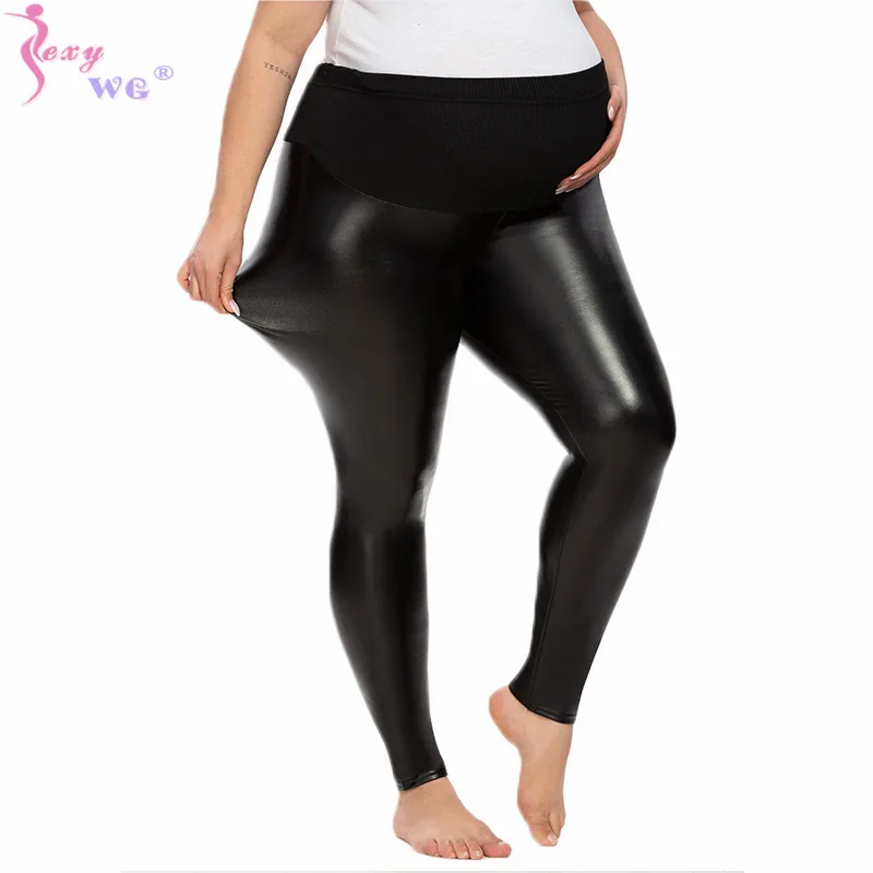 Le madri Maternità Le Donne Incinte Leggings SEXYWG Chaparajos Pantaloni di  Pelle Moda Mamma Gravidanza Mutanda Sopra Del Ventre Vestiti Della  Madre|Pants \u0026 Capris| - AliExpress