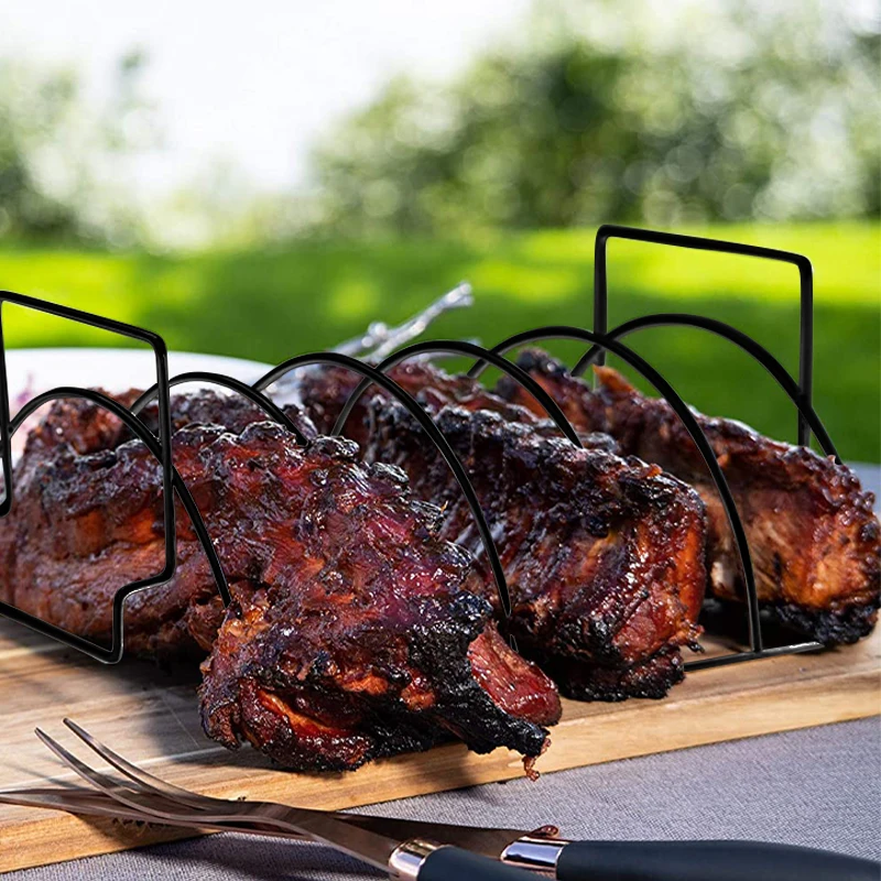 Supporto Per Barbecue Scaffale Antiaderente Per Barbecue Scaffale Per Arrosto Griglia In Acciaio Inossidabile Barbecue Pollo Costine Di Manzo Cremagli