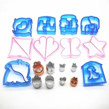 DIY Ланч сэндвич тосты формочка для печенья пирог с сахаром хлеб печенье; продукты питания пресс-форма для торта приборы для украшения выпечки Формы для выпечки Кухня