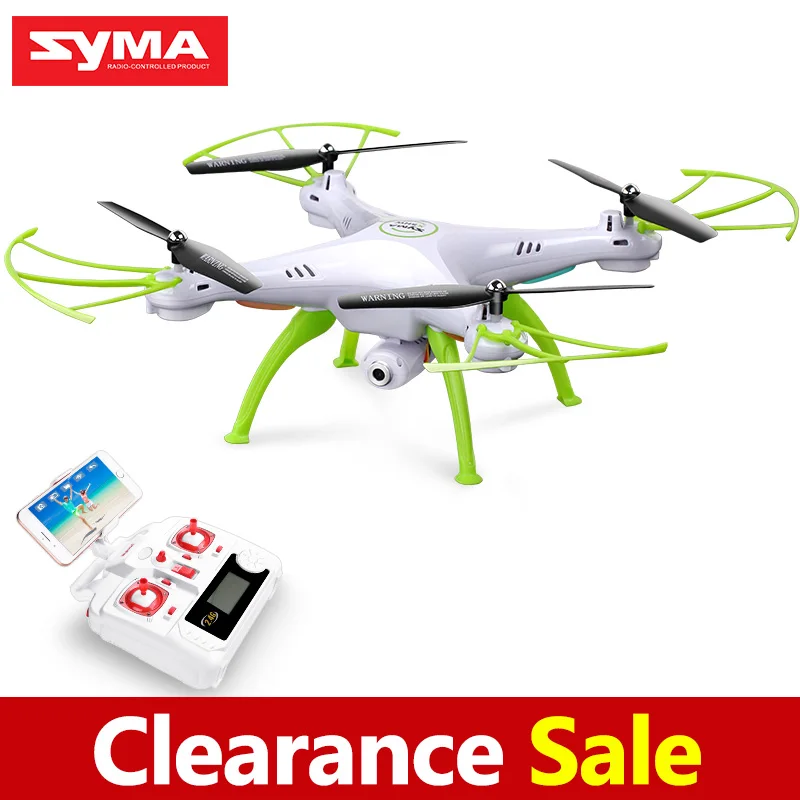 SYMA X5HW Радиоуправляемый квадрокоптер Дрон с камерой Wi Fi FPV HD передача в реальном