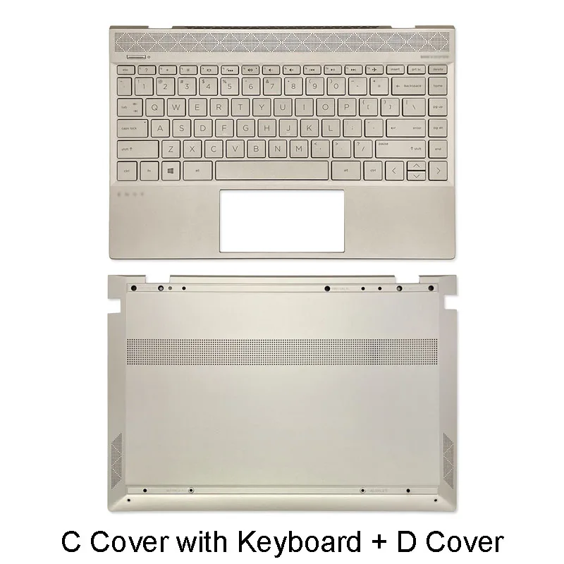 New For HP ENVY X360 13-AH TPN-W136 LCD Back Cover Front Bezel Palmrest Keyboard Bottom Case Top Case L24145-001 Gold A B C D 17 laptop backpack Laptop Bags & Cases