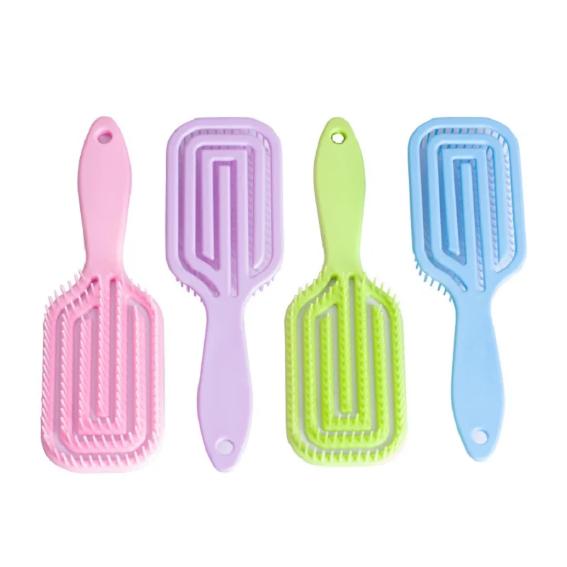 

1Pcs Curly Hair Ribs Comb Clean Relieve Itching Massage Promote Blood Circulation The Safe Durable Portable Styling Tool For