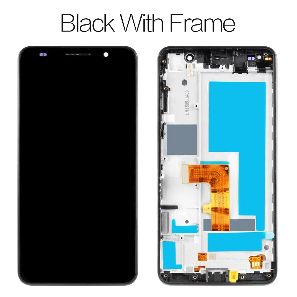 Без битых пикселей 5,0 ''дисплей для HUAWEI Honor 6 lcd кодирующий преобразователь сенсорного экрана в сборе H60-L02 H60-L12 H60-L04 - Цвет: black with frame