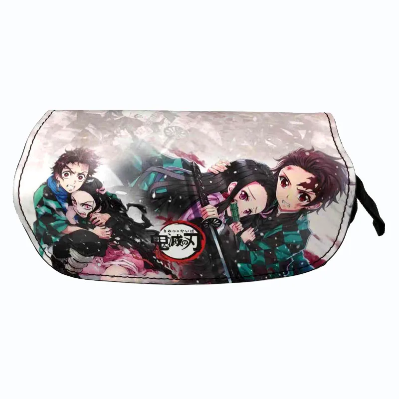 Demon Slayer: Kimetsu no Yaiba Косплей Kochou Shinobu Kamado карандаш держатель школьный чехол сумка для карандашей Канцелярия Сумки, кошелек