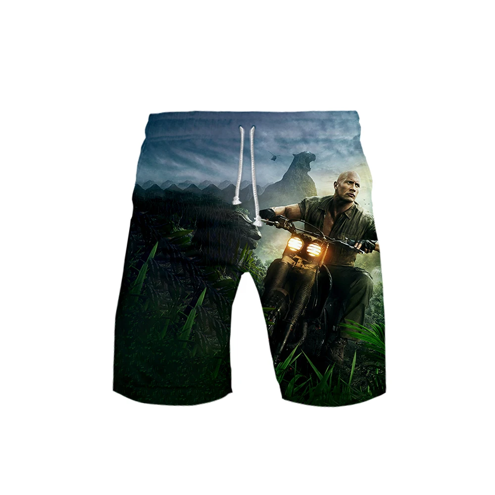 Мужские 3D шорты Jumanji, 3D шорты, лето, новые быстросохнущие мужские шорты Jumanji в стиле хип-хоп, пляжная одежда, уличная одежда