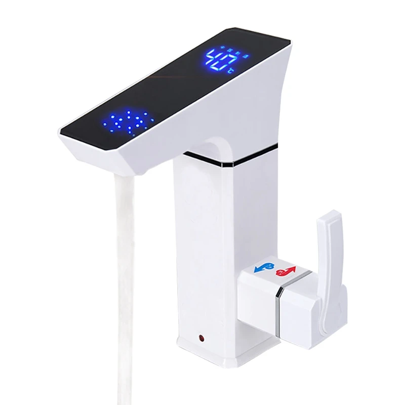 

New Design 3000W LED Display Temperature Instant Tankless Hot Faucet Kitchen Shower Electric Faucet Heater Hot Tap Water Heater