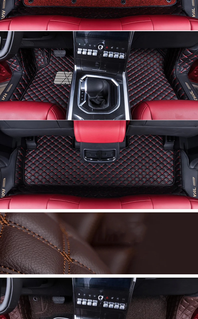 Проводные кожаные автомобильные коврики для maval F7 аксессуары для интерьера