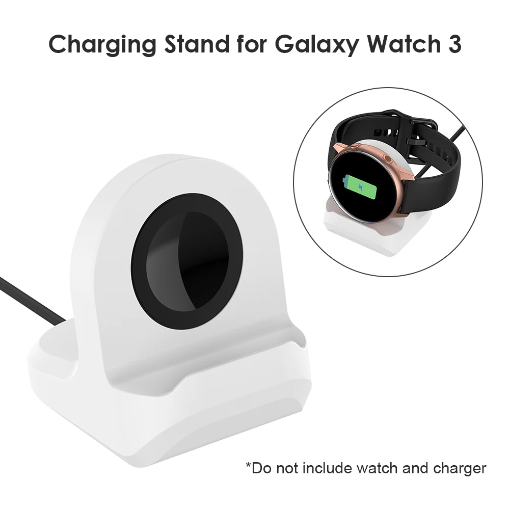 Держатель для часов Samsung Galaxy Watch 3 Active 1 2 зарядный силиконовый держатель зарядная