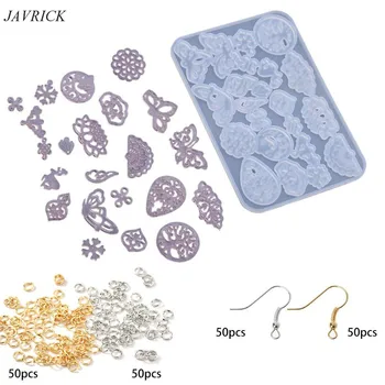 

Ancient Style Long Earrings Pendant DIY Crystal Epoxy Resin Mold High Mirror Sil