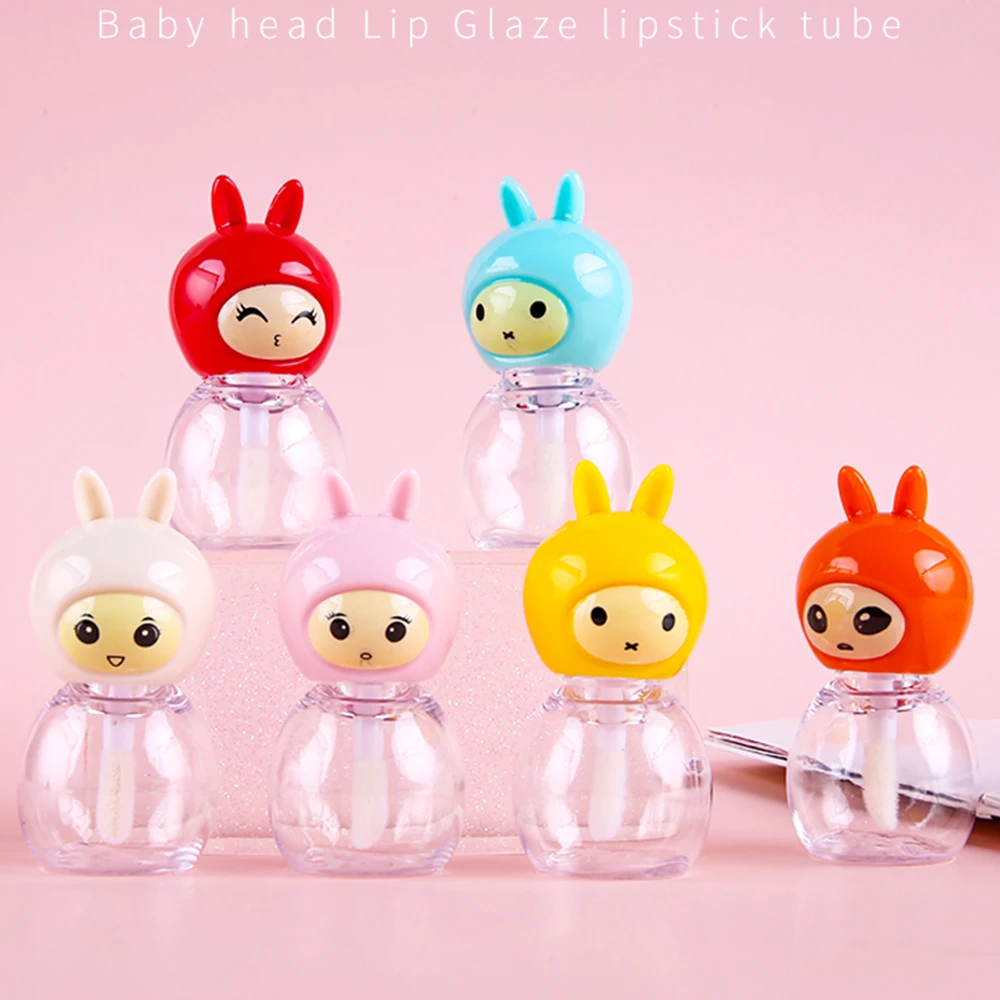 

Lipstick Empty Tube Cartoons Doll Lipstick Cute Lovely Pattern Gift For Girl Lady Colorful Girl Lip Bottle New Arrive Hot Sale