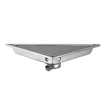 

304 Stainless Steel Type Triple-cornered Floor Drain Bathroom Tile Invisible Shower Drain Hair Catcher Clean Strainer