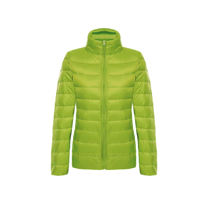 Bgrass green Bella philosophy, Зимний пуховик для женщин, 90% утиный пух, пальто, ультра теплый светильник, женский, портативный, размера плюс, пуховик, зимний - Цвет: Bgrass green