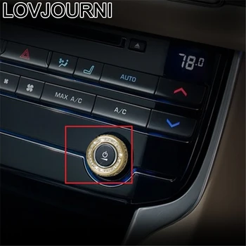 

Car Control System Gear Panel Interior Decorative Automovil Auto Parts Bright Sequins Modification 16 17 FOR Jaguar F-PACE