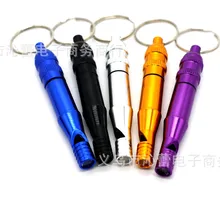 Спасательный свисток большого размера из алюминиевого сплава свисток для выживания на открытом воздухе с fang shui cang со склада