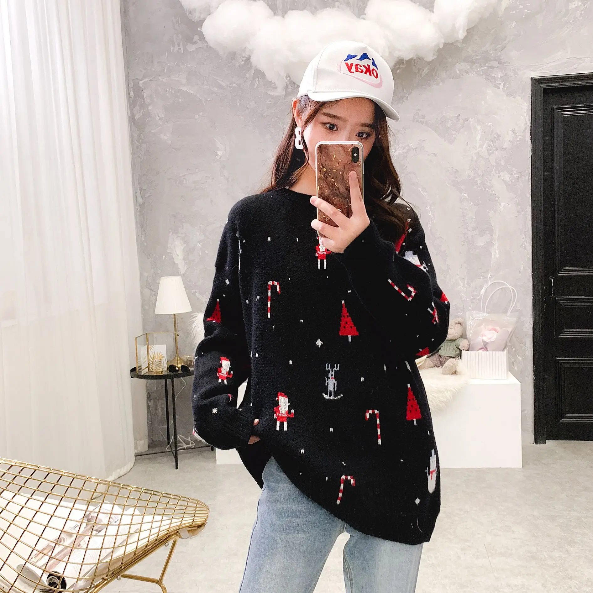 

Sweaters Autumn and Winter Fashion Women's Sweater High Gray ElasticTurtleneck Sweater Female Slim Letter Long Sleeve White