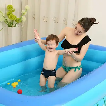 

Family Swimming Pool piscina infantil Garden Outdoor piscinas estructurales150x110x55 cm Summer Inflatable Kids Paddling Pools