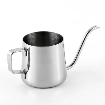 

250ml Stainless Steel Kettle Drip Teapot Coffee Pot Kitchen Tea Tool Long Spout