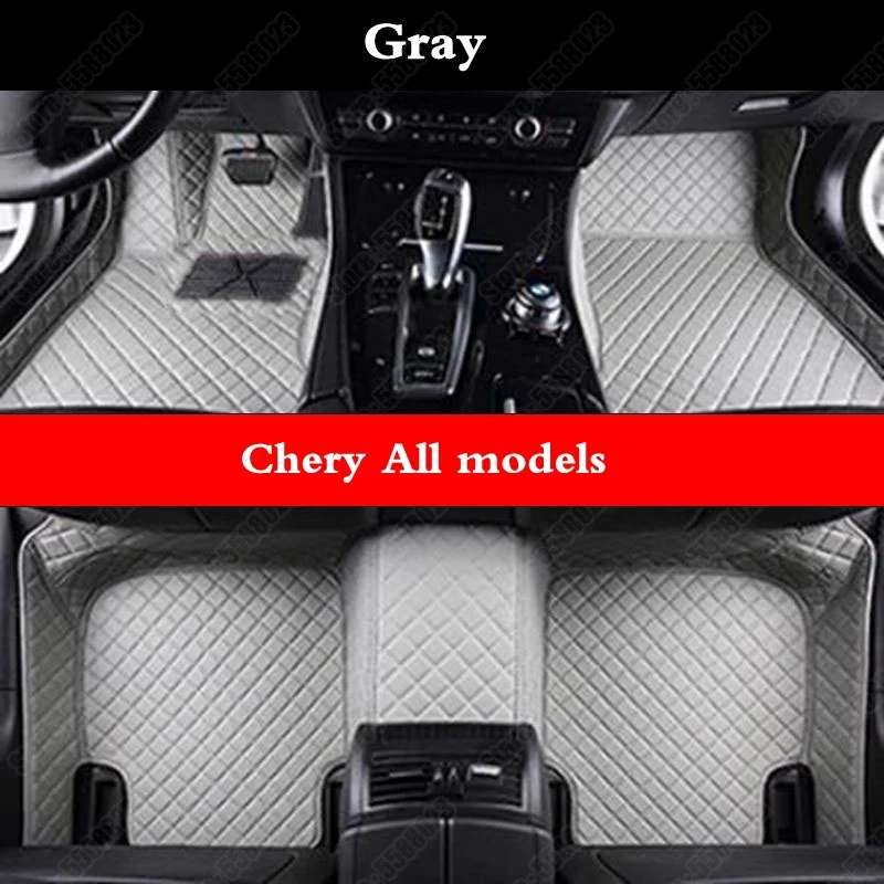 Кожаные автомобильные коврики для Chery EQ1 Tiggo E5 A3 X1 QQ A5 E3 V5 QQ3 QQ6 Ai Ruize | Автомобили и