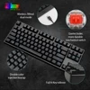 RK987 Mechanical Keyboard 87 Keys White LEDBacklight Tenkeyless Gaming Keyboard, USB/Wireless Bluetooth Keyboard Gaming/Office ► Photo 3/6