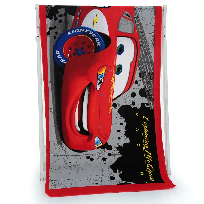 Towels Cars Kids Bath Towel Lightning Mcqueen Cartoon Beach Swim Poncho Towel 1x60 Cm Home Furniture Diy