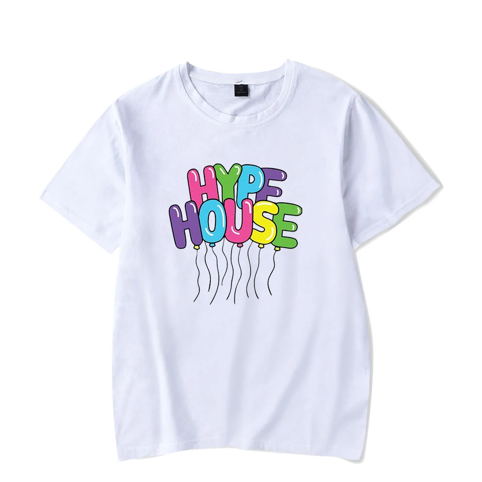 Футболка унисекс The Hype House Tshrit Charli amielio повседневные короткие топы оверсайз с
